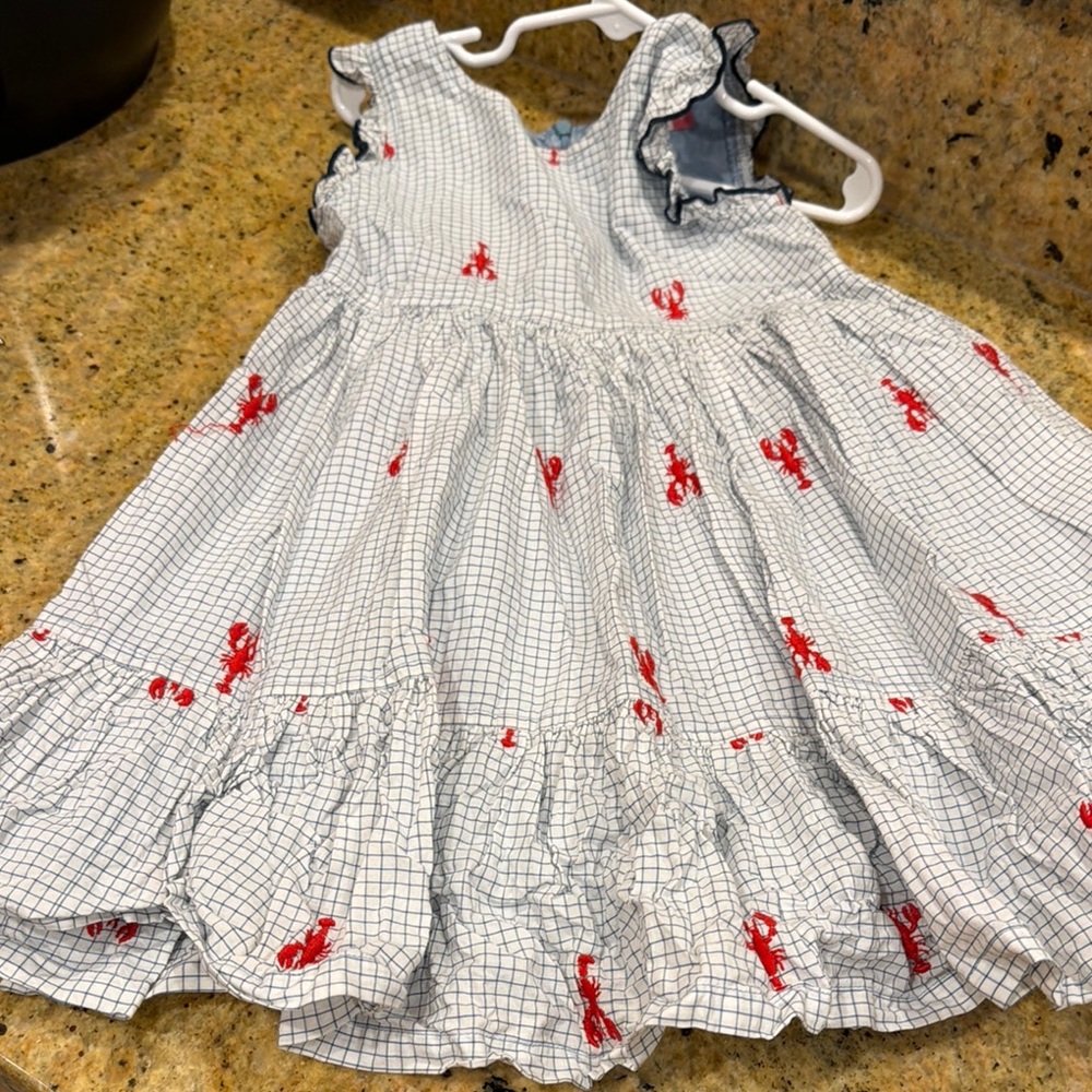 Pink Chicken Girls Lobster Dress